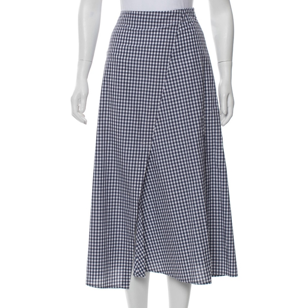 Theory Gingham Skirt